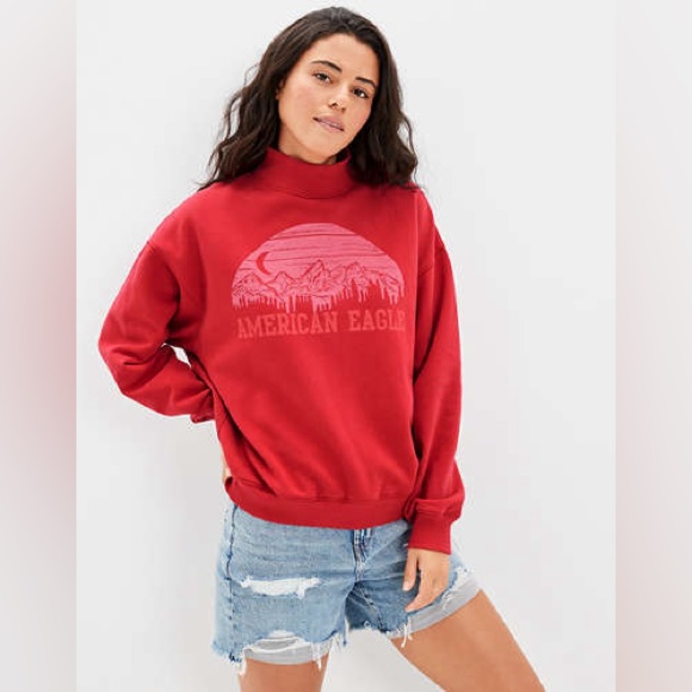 American Eagle Red Sweater